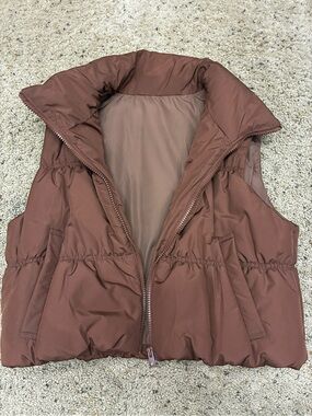 Brown Puffer Vest